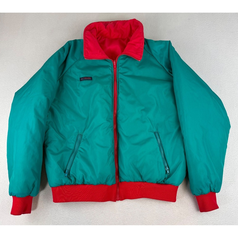 Vintage‎ Columbia Men's XL Reversible Jacket Skiing Y2K Colorful
